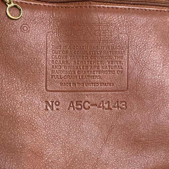 Vintage Coach Worth Leather Bag - Picture 9 of 16